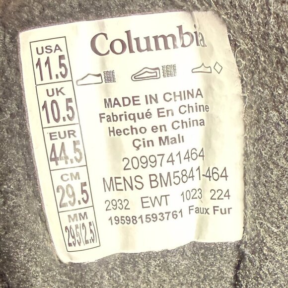 Columbia Men\'s Firecamp Boots Navy/Black Sz 11.5 NWOT main image 4